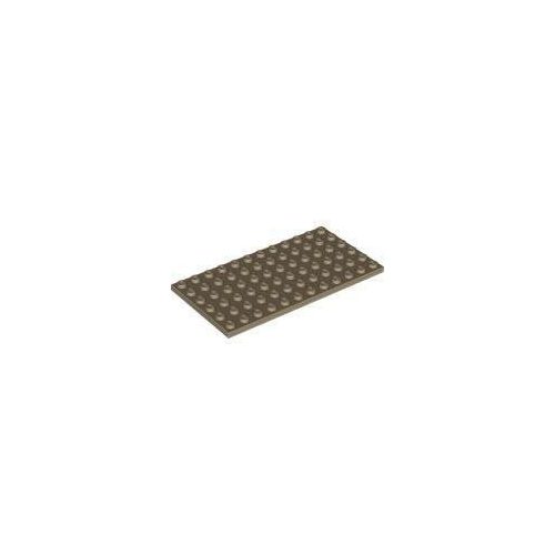 Sötét homokszín LEGO Lap 6 x 12