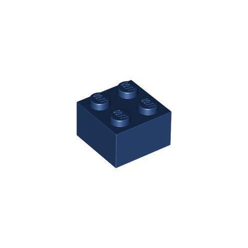 Sötétkék LEGO Kocka 2 x 2