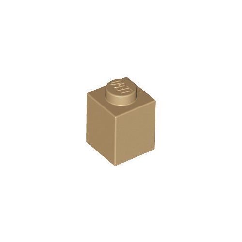 Sötét homokszín LEGO Kocka 1 x 1