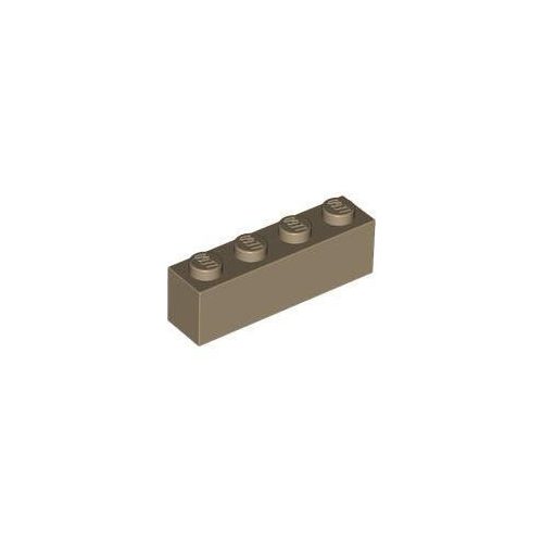 Sötét homokszín LEGO Kocka 1 x 4