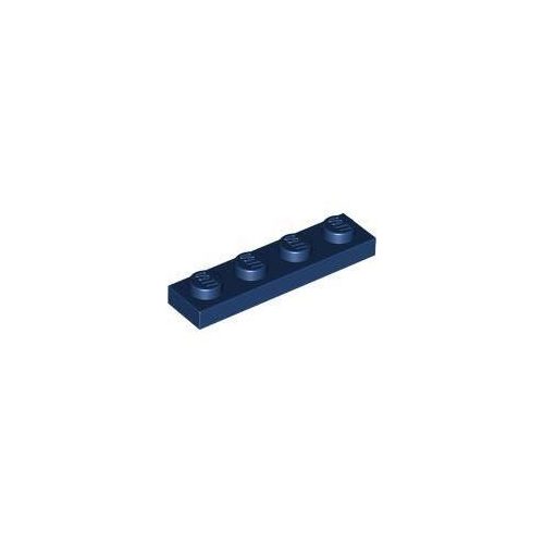 Sötétkék LEGO Lap 1 x 4