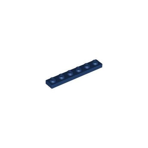 Sötétkék LEGO Lap 1 x 6