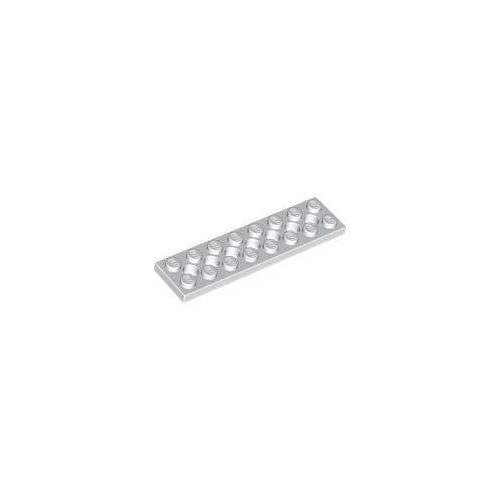 Fehér LEGO Technic, lap 2 x 8 7 lyukkal