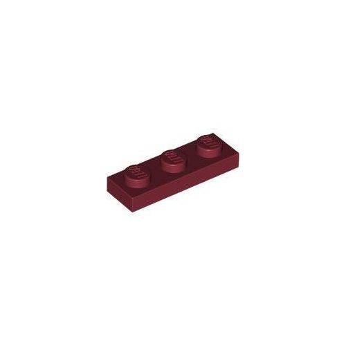 Sötétpiros LEGO Lap 1 x 3