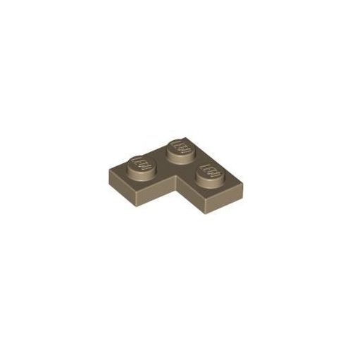 Sötét homokszín LEGO Lap 2 x 2 sarok