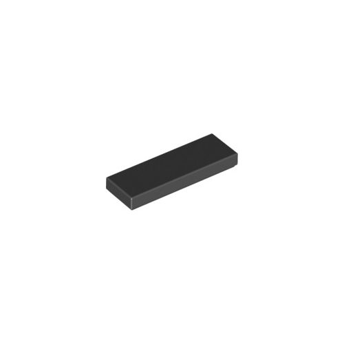 Fekete LEGO Csempe 1 x 3