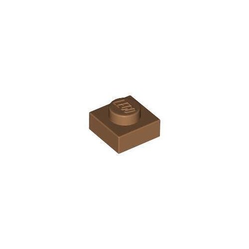 Közép bőrszín LEGO Lap 1 x 1