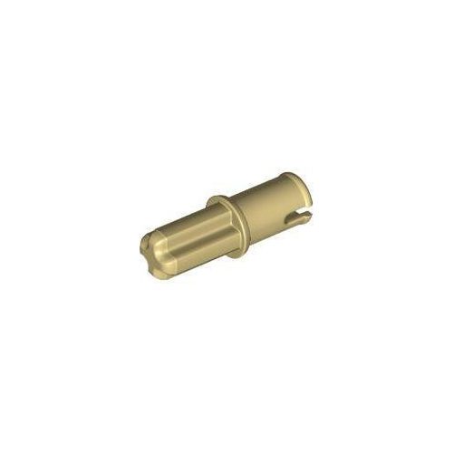 Homokszín LEGO Technic, tengely 1L with Pin without Friction Ridges