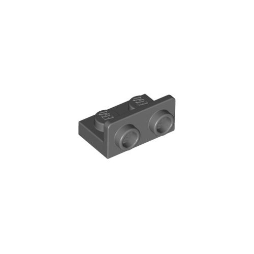 Sötét kékesszürke LEGO Konzol 1 x 2 - 1 x 2 fordított