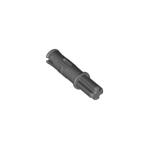 Sötét kékesszürke LEGO Technic, tengely 1L with Pin 2L with Friction Ridges