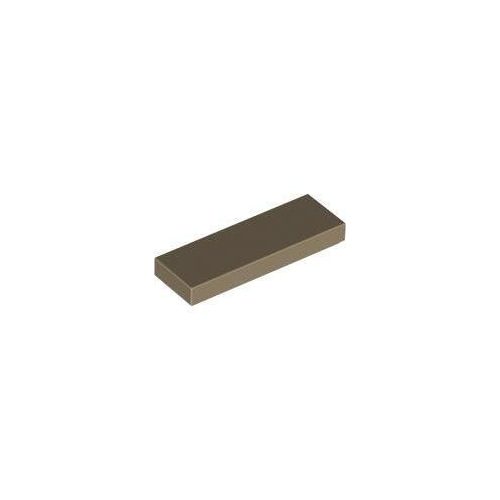 Sötét homokszín LEGO Csempe 1 x 3