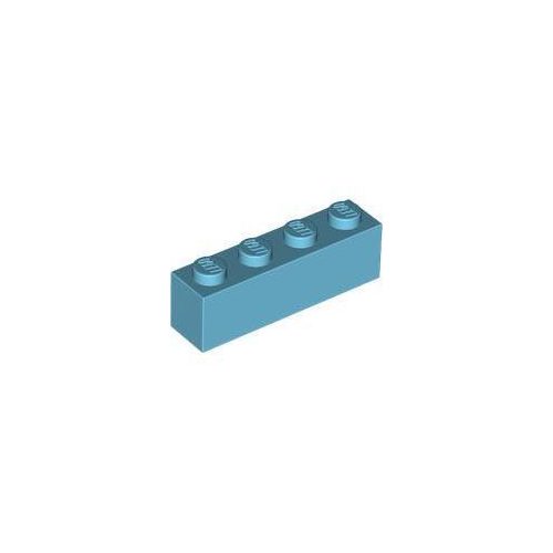 Közép azúrkék LEGO Kocka 1 x 4