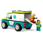 LEGO® City Mentőautó és snowboardos