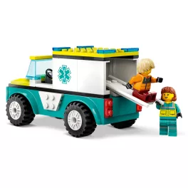 LEGO® City Mentőautó és snowboardos