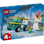LEGO® City Mentőautó és snowboardos