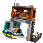 LEGO® City Rendőrségi motorcsónak és a rablók rejtekhelye