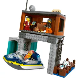   LEGO® City Rendőrségi motorcsónak és a rablók rejtekhelye