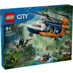 LEGO® City Dzsungelkutató helikopter a bázison