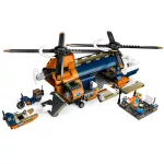 LEGO® City Dzsungelkutató helikopter a bázison