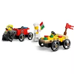LEGO® City Pizzásautó vs. tűzoltóautó, versenyautós csomag