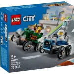 LEGO® City Repülő vs. kórházi ágy, versenyautós csomag
