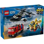 LEGO® City Helikopter, tűzoltóautó és tengeralattjáró egy csomagban