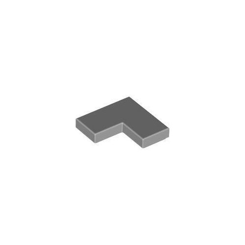 Világos kékeszöld LEGO Csempe 2 x 2 sarok
