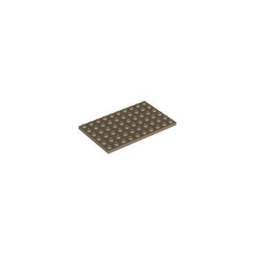 Sötét homokszín LEGO Lap 6 x 10