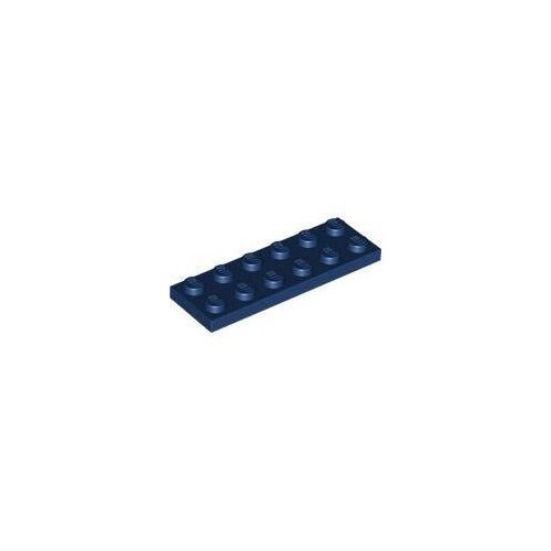Sötétkék LEGO Lap 2 x 6