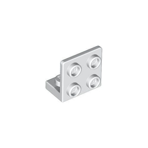 Fehér LEGO Konzol 1 x 2 - 2 x 2 fordított