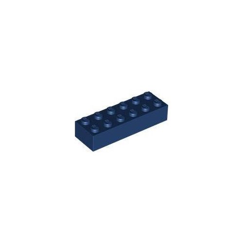 Sötétkék LEGO Kocka 2 x 6