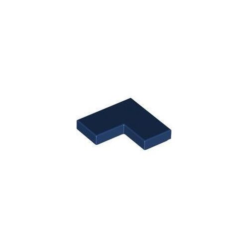 Sötétkék LEGO Csempe 2 x 2 sarok