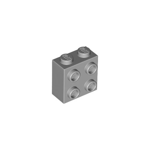 Világos kékeszöld LEGO Módosított kocka 1 x 2 x 1 2/3 egy oldalán bütykökkel