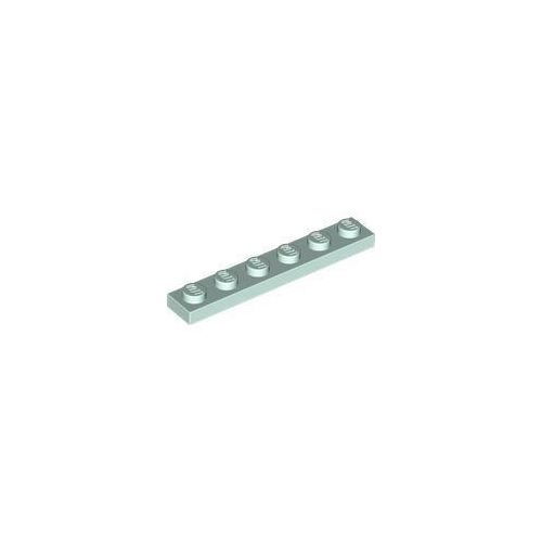 Világos türkiz LEGO Lap 1 x 6