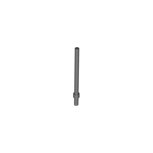 Sötét kékesszürke LEGO Rúd 6L with Stop Ring