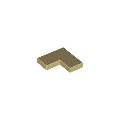Homokszín LEGO Csempe 2 x 2 sarok