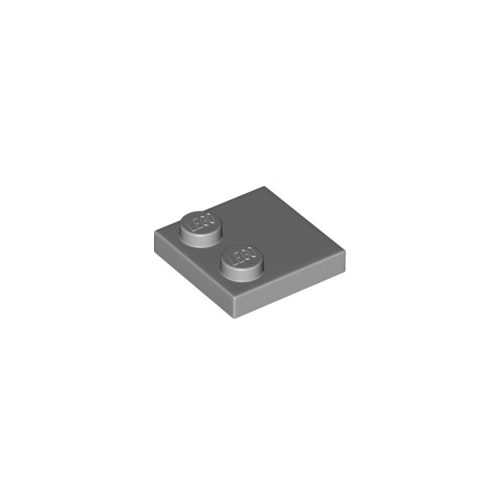 Világos kékeszöld LEGO Módosított csempe 2 x 2 az egyik szélén bütykökkel