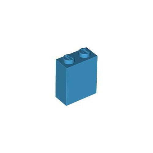 Sötét azúr LEGO Kocka 1 x 2 x 2 belső bütyöktartóval