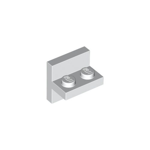Fehér LEGO Konzol 2 x 2 - 1 x 2 középen