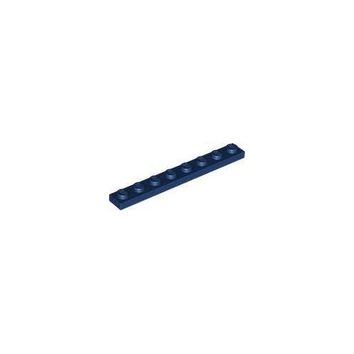 Sötétkék LEGO Lap 1 x 8