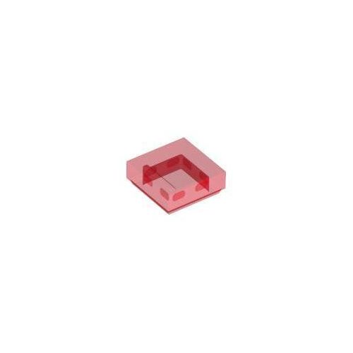 Átlátszó piros LEGO Csempe 1 x 1