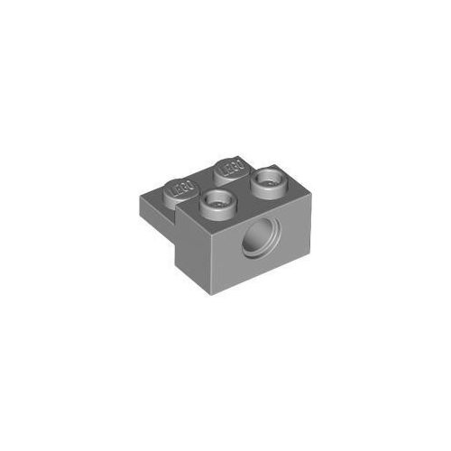 Világos kékeszöld LEGO Technic módosított kocka 1 x 2 lyukkal és 1 x 2 lapos elemmel
