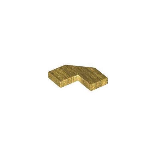 Gyöngyház arany LEGO Csempe, módosított, ferde éllel 2 x 2