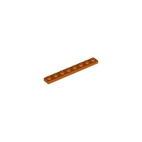 Vöröses narancs LEGO Lap 1 x 8