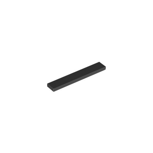 Fekete LEGO Csempe 1 x 6