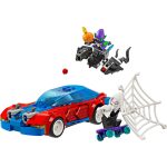 LEGO® Marvel Pókember versenyautó & Venomizált Zöld Manó