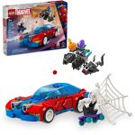 LEGO® Marvel Pókember versenyautó & Venomizált Zöld Manó
