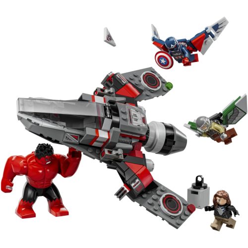 LEGO® Marvel Amerika Kapitány vs. Vörös Hulk csata