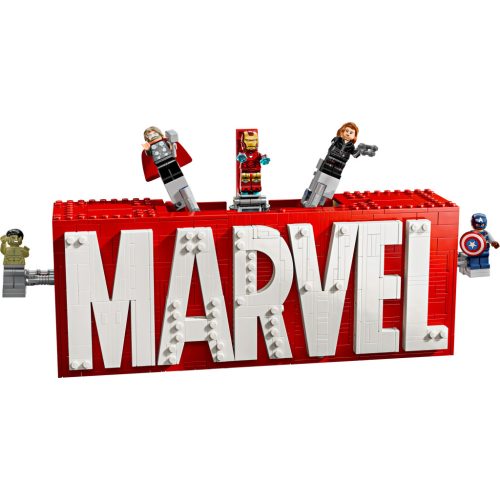 LEGO® Marvel MARVEL logó és minifigurák