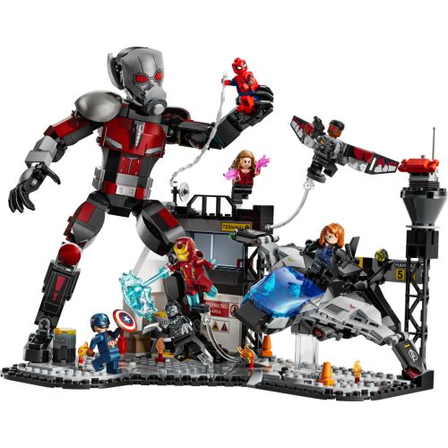 LEGO® Marvel Amerika Kapitány: Polgárháború csatajelenet